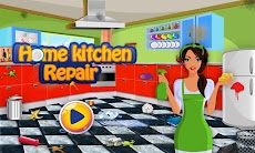 家庭のキッチン修理 クリーニングゲーム Androidアプリ Applion