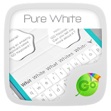 Pure White GO Keyboard Theme icon