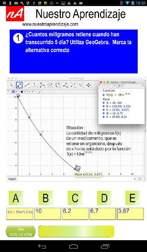 Aplican modelo exponencial en Screen 2