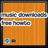 music downloads free howto icon