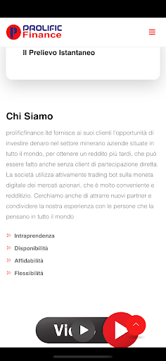 Prolific Finance Screen 3
