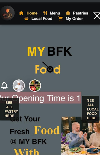 Android application My bf kitchen screenshort