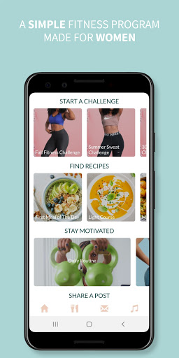 Android application Afrifitness screenshort