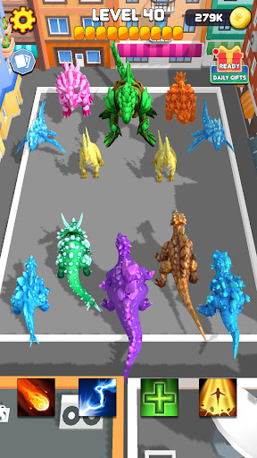 Crystal Dinosaur Element Fight ekran görüntüsü