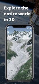 Screenshot 2 Relief Maps - 3D GPS android
