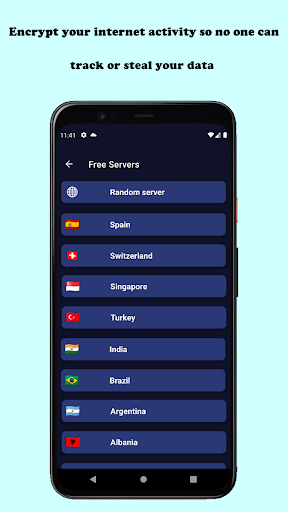 Android application FreeAndroidVPN: Global Access screenshort