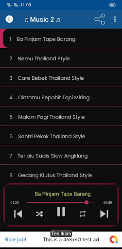Dj Topeng Remix Thailand Style Screen 3