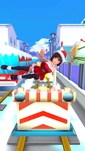 Subway Santa Princess Runner MOD APK v1.1.3 (moedas ilimitadas/desbloqueado todos os personagens) – Atualizado 2023 3