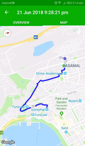 Screenshot of Running Fitness & Map Tracker