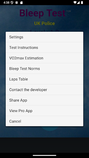 Bleep Test - UK Police screenshot 4