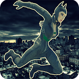Bat Hero Women Fighting icon