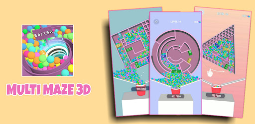 Android application Multi Maze Balls Challenge 3D screenshort