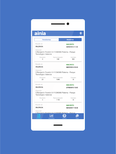 Ainia Consumer Screen 2