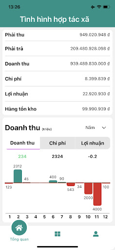 Android application WACA - Kế Toán Hợp Tác Xã screenshort