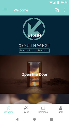 Android application Southwest Baptist Church GA screenshort