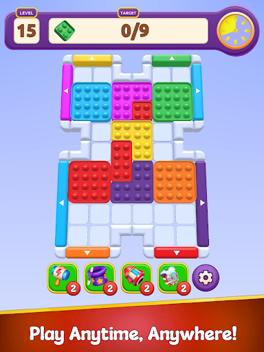 Block Away Pop It Puzzle Sort