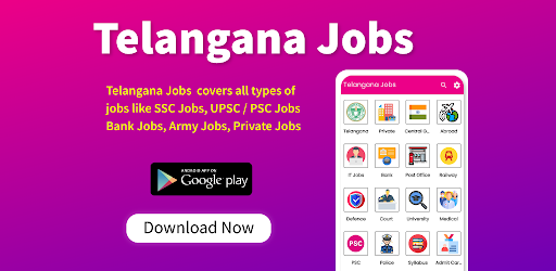 Android application Telangana Jobs Alerts screenshort