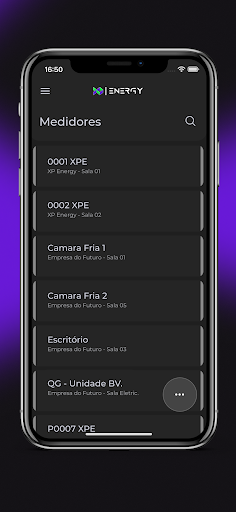 Android application Monitor.e - Gestor de energia screenshort