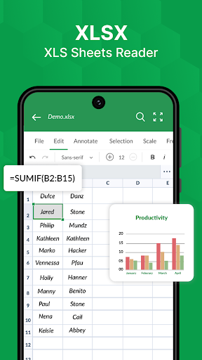 Word, PDF, XLS, PPT: A1 Office - Business - apps