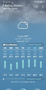 ASUS Weather Screenshot