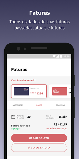 Cartão Tevane Screen 3