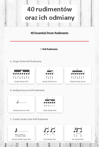 Android application Snare Drum Assistant screenshort