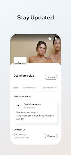 Desinflama club Screen 3