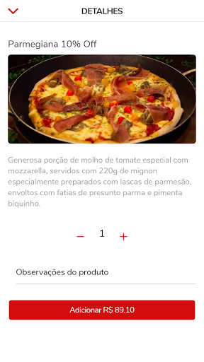 Carmela Pizzeria Screen 2