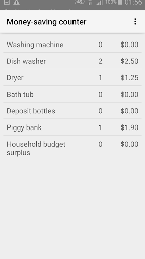 Money-saving counter Screenshot 1 - AppWisp.com