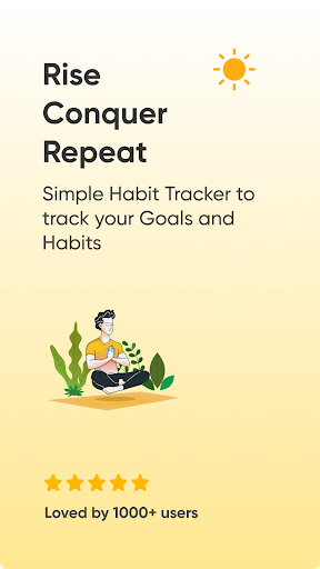 Screenshot of Rise: Habit List