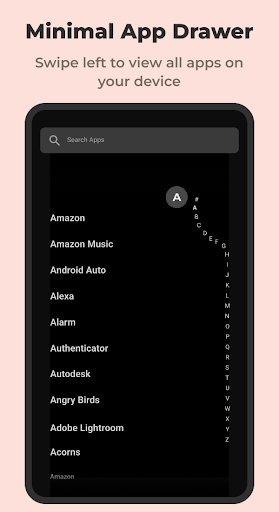 Minimal Productivity Launcher Screen 2