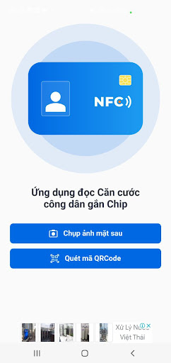 Android application VNCitizen ID - Quét CCCD NFC screenshort