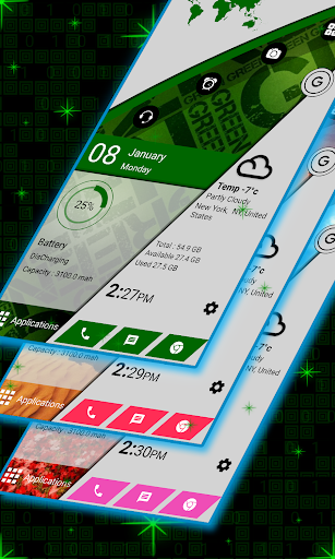 Android application Next Classic Launcher, AppLock screenshort