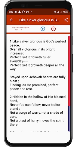 Sacred Songs & Solos Tunes Screen 3
