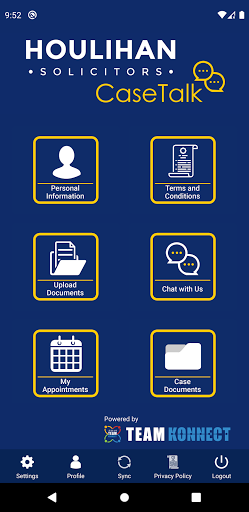 Android application CaseTalk screenshort