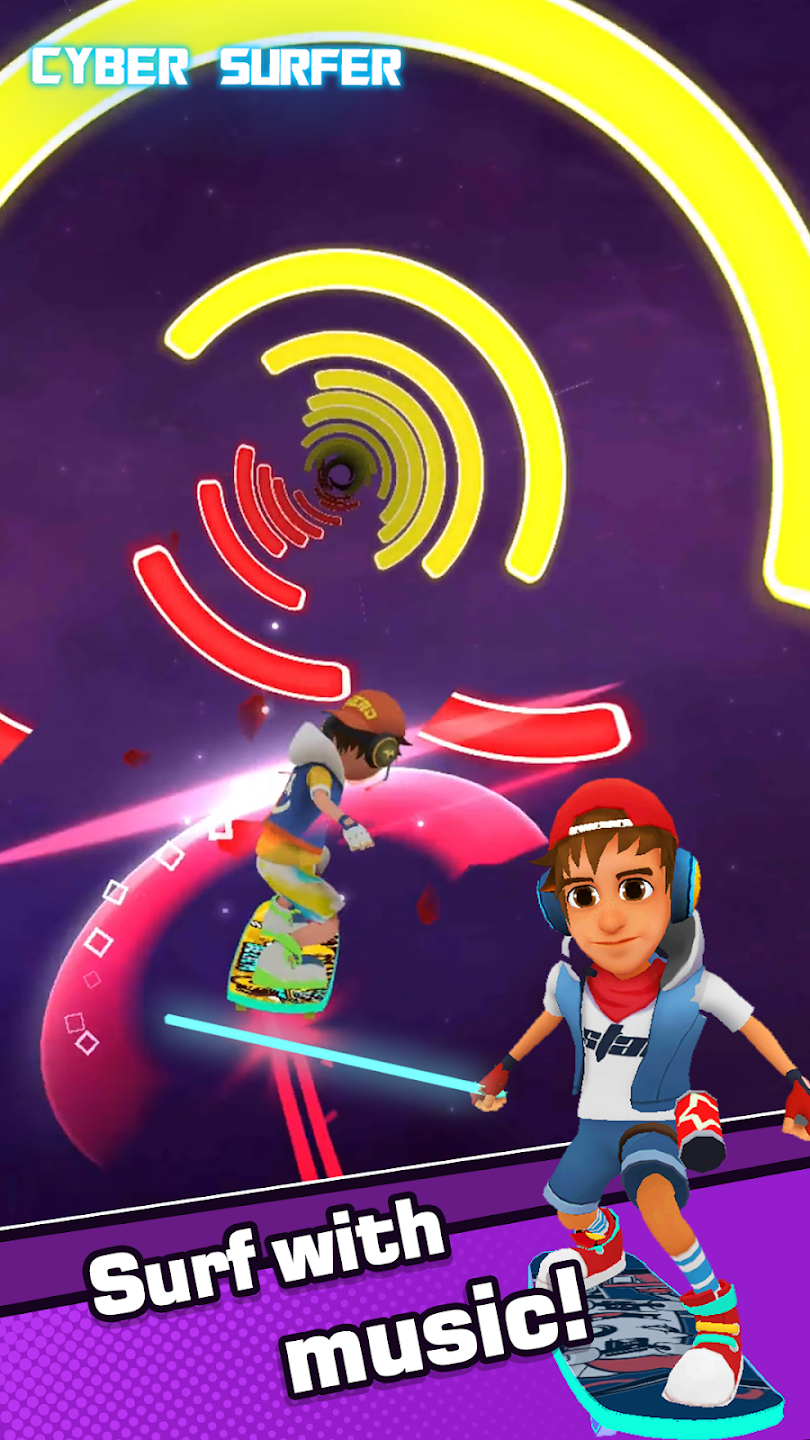 download cyber surfer mod apk