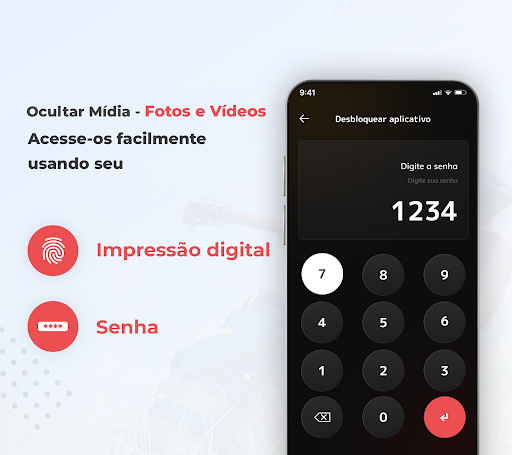 Visualização do aplicativo