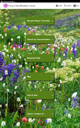 Screenshot of Flora of the Wasatch