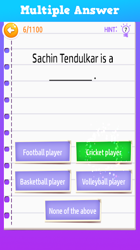 Trivia Quizzes - General Knowl Screen 2