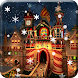 クリスマスの雪の夜の村のライブ壁紙 - Androidアプリ