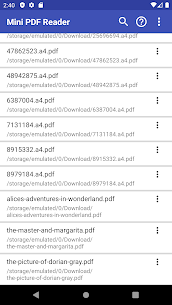 Mini Pdf Reader & Viewer (Ads Free) Apk app for Android 1