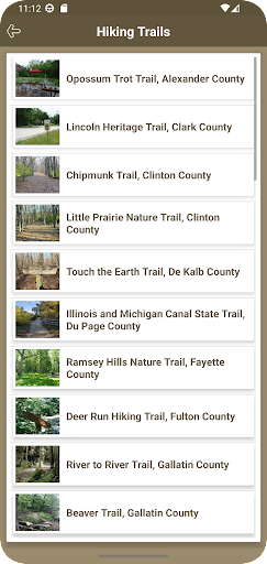 Illinois Hiking Trails Screen 3