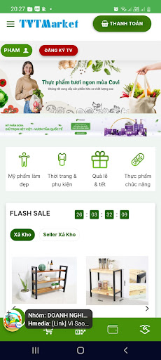 Android application TVT_market screenshort