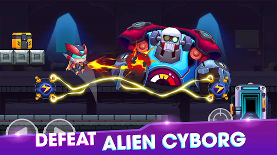 Cyber Hero: Robot Invaders apkmartins screenshots 1