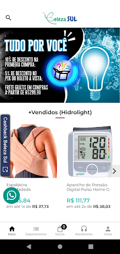 Android application Beleza Sul screenshort