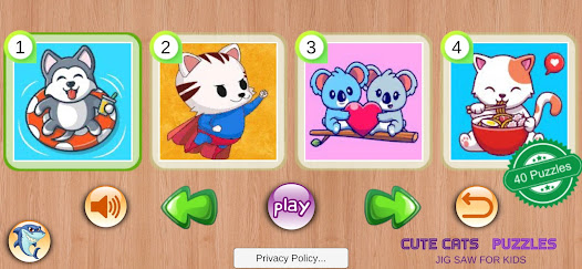 Cute Cats Puzzle & Jig Saw 6 APK + Mod (Free purchase) for Android