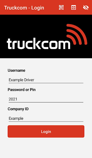 Android application Truckcom Driver screenshort