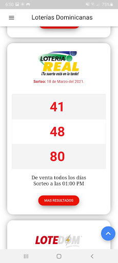 Lotería Dominicanas Screen 3