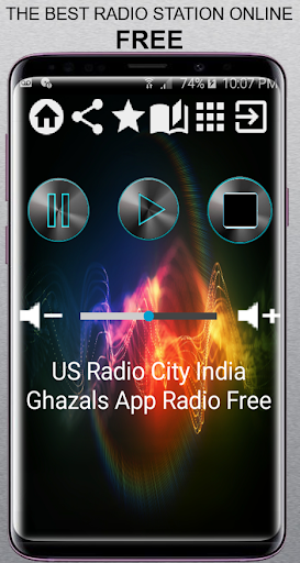 Android application US Radio City India Ghazals Ap screenshort