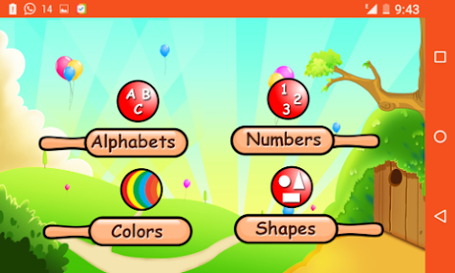 Study Alphabets,Shapes,Colors